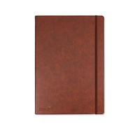 Silvine Executive Soft Feel Notebook Ruled with Marker Ribbon 160pp 90gsm A4 Tan Ref 198TN