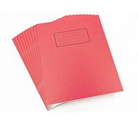Silvine Exercise Book Ruled and Margin 80 Pages 229x178mm Red Ref EX101 [Pack of 10]