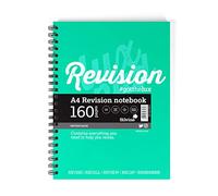 Silvine Luxpad - Quaderno con rilegatura a spirale, formato A4, 160 pagine, con pratica guida alla revisione