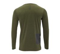 Silvini Maglietta A Maniche Lunghe Casalo Olive / Charcoal