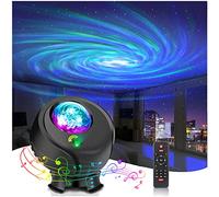 Silvotek Proiettore Stelle Soffitto - Proiettore Aurora Boreale con Telecomando, Timer & Altoparlante Bluetooth, Lampada Proiettore Bambini Proiettore Cielo Stellato per Decorazioni Camera