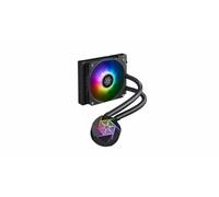 Silverstone VIDA 240 SLIM Case per computer Kit di raffreddamento a liquido 12 cm Nero
