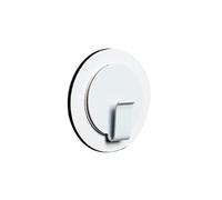 silwy® Gancio magnetico CLEVER White incl. pad in gel nano metallico in 6,5 cm White - mai più trapano o vite