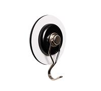 Silwy® - Gancio magnetico The One, con cuscinetto in gel nano in metallo, 7,5 cm, colore: bianco, mai più forature o viti, utilizzabile in modo flessibile