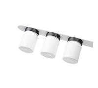 Set da 3 contenitori magnetici Silwy® Black CLassy 192 ml con barra in metallo