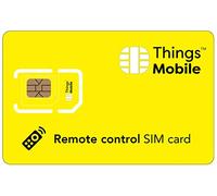 SIM Card per TELECONTROLLO Things Mobile con copertura globale e rete multi-operatore GSM/2G/3G/4G LTE, senza costi fissi, senza scadenza e tariffe competitive, con 10 € di credito incluso