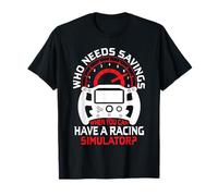 Sim Racer Gear Pedali Ruote Simulatore di corse Sim Racing Maglietta