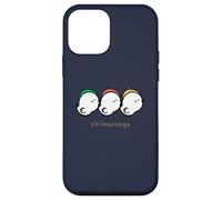 Simaenaga Tre Fratelli Hokkaido Giapponese Uccelli Bianchi Coro Custodia per iPhone 12 mini
