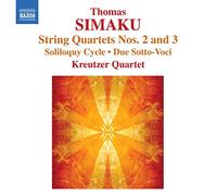 Simaku Thomas - Str Qrts 2/3/Soliloquy Cycle/Due Sotto-Vocci