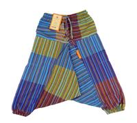 Simandra Bambini Patchwork Pantaloni Colorato Harem con Elastico IN 100% Cotone