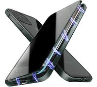 SIMao Anti Peep Custodia per iPhone 11 PRO Max Forte Adsorbimento Magnetica Anti-Spia Cover 360 Gradi Protezione Privacy Vetro Temperato Anti-Peeping Custodia Metal Bumper Anti-Spy Flip Case,Verde