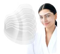 simarro 100 pezzi usa e getta, per doccia, in plastica trasparente, per il viso, morbida, visiera, per la colorazione dei capelli, protezione degli occhi, microblading, extension per ciglia