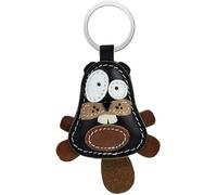 Simaru Portachiavi in Vera Pelle di Alta Qualità con Animali - Made in EU - Regalo di Natale, Compleanno, Anniversario - Trova il Tuo Animale Preferito