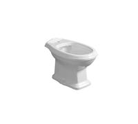Simas - Bidet con brida a Pavimento in Ceramica Arcade ar823 - Bianco, Monoforo predisposto Tre Fori, A Magazzino