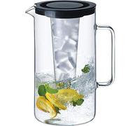 Simax 6818020 Brocca In Vetro Borosilicato Con Filtro Rinfrescatore In Plastica, Multicolore, Lt 2.5