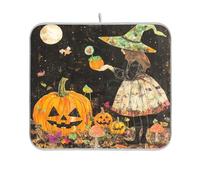Simayan75597_48535_witch_composting_jack-o-lanterns_into_magica_6bfb54f3-7977-43c9-9722-db36765506d4 tappetino scolapiatti cucina bancone scolapiatti assorbenti tappetino cucina 16 x 18
