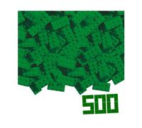 Simba 104114547 Blox, 500 mattoncini verdi per bambini dai 3 anni in su, 8 pietre, in cartone, di alta qualità, completamente compatibili con molti altri produttori