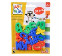 Simba 104591456 Art & Fun- Grandi lettere magnetiche, confezione da 31 pezzi