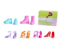 Simba 104663554 - Steffi Love Schuh-Fashion, 7 paia diverse, scarpe per bambole spogliatoio da 29 cm, con sorpresa, 2 scomparti assortiti, viene fornito solo un articolo a partire dai 3 anni in su