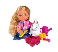 Simba 105733442 - Bambola da Gioco Evi Love Cute Garden, con Attrezzi da Giardino e Coniglietto Carino, 12 cm, a Partire dai 3 Anni in su