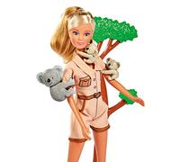Simba 105733490 - Bambola Steffi Love Koala, con albero di arrampicata, fodera e borraccia