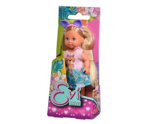 Simba 105733623 Evi Love Cutie, 3 Assorted Colours, Toy Doll Wearing a Cute Anim
