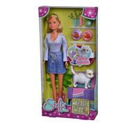 Bambola Steffi con piccoli gattini