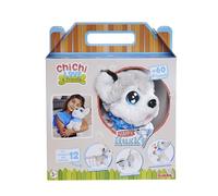 Simba Love Happy Husky risponde a 12 comandi vocali, più di 60 Suoni Diversi, 30 cm, a Partire dai 3 Anni, Colore Blu, Grand, 105890050