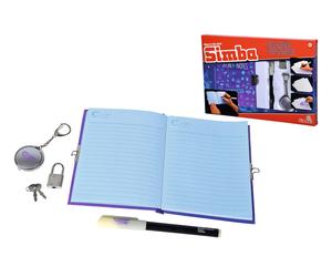 Simba 105954082 - Secret Notes, Geheimes Tagebuch, mit magischem Stift, Schrift