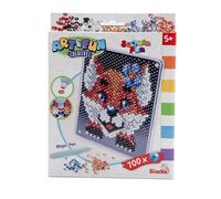 Simba 106374704 Art und Fun Fuchs, Piatto 18 x 18 cm, 700 Sequins, Penna, a Partire dai 5 Anni in su