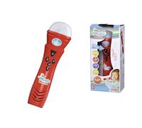 Simba 106832489 My Music World Microfono divertente Karaoke con effetti di distorsione della voce 6 brani dimostrativi 3 luci e suoni 22 cm Adatto a bambini dai 4 anni in su (giocattolo)