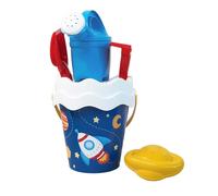 Simba 107114608 Space Set, Toy, 6 Pieces, Bucket, Strainer, Sand Mould, Shovel,