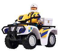 Simba 109251093 Fireman Sam Police Quad with Malcolm Figure, with Accessories, S
