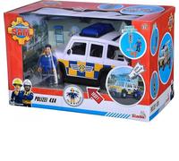 Simba 109251096 Pompiere Sam Polizia Auto 4 x 4 con Malcom