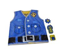 Simba 109252478 - Set di inserti per pompiere Sam polizia, gilet stampato con funzione reversibile, body Cam 5 cm con visualizzatore di immagini, walkie-talkie