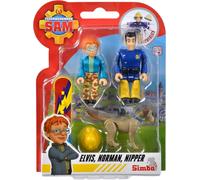 Simba 109252515 Sam Il Pompiere Confezione doppia con animali Serie 4 Action Fig
