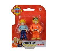 Simba 109252585 Fireman Double Set, 2 Assorted Compartments, Only One Item, Sam