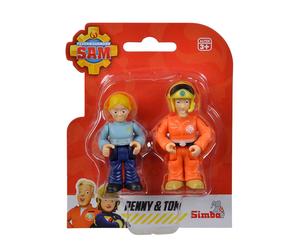 Simba 109252585 Fireman Double Set, 2 Assorted Compartments, Only One Item, Sam