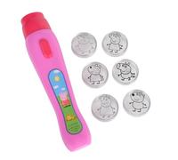 Simba 109262386 Peppa Pig Light Projector, 6 Motivi, LED, 16 cm, a Partire dai 3 Anni, Rosa/Verde/Blu/Giallo