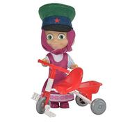 Simba 109301684 - Masha con Triciclo, 12 cm