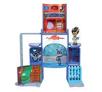Simba - 109402375 - Set da gioco Quartier Generale PJ Masks - Super Pigiamini con personaggio Gattoboy e Romeo, con luci e suoni, pieghevole, altezza 57 cm, per bambini a partire dai 3 anni