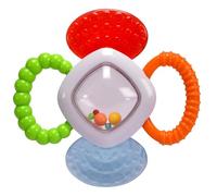 Simba ABC sonaglio dentizione dentata con sonaglio, manici testurizzati senza PVC, 12 cm, per bambini dai 3 mesi in su
