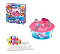 Simba Aqua Gelz Deluxe 106322496 - Set fai da te, 8 bottiglie di gel colorato, 6 forme, 5 accessori per acqua, ciotola con chiusura a blocco, adesivi, a partire da 8 anni