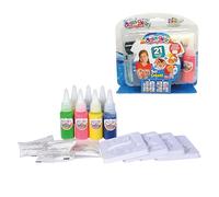 Simba - Aqua Gelz - Set creativo - Kit creativo per bambini - Attività manuali Figure 3D - Tubi di Gel - Versione francese - 106322562002