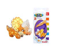 Simba Art And Fun - Triceratopo 3D da assemblare, a Partire dai 5 Anni in su