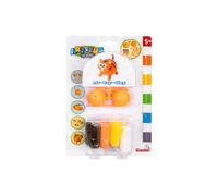 Simba Art & Fun Air Dry Clay Tiger - Set Creativo con Impasto ad Asciugatura d'Aria, 4 Colori Airclay, Parti in plastica e Istruzioni, Kit Fai da Te per Bambini dai 5 Anni in su