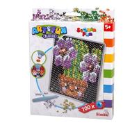 Simba Art & Fun Sequin Fun Cactus - Set fai da te con 700 paillettes glitterate, 18 x 18 cm, con penna, quadro creativo a mosaico per bambini dai 5 anni in su