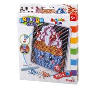 Simba Art & Fun Sequin Fun Cupcake - Set di 700 paillettes, 18 x 18 cm, con penna, decorazione a mosaico creativo per bambini dai 5 anni in su