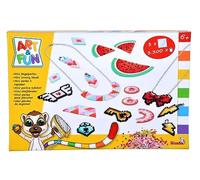 Simba Art und Fun 106374632 - Mini collana e orecchino, 3.300 perline, 3 piastre