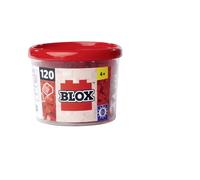 Simba Blox 120 mattoncini per tetto in rosso, per bambini a partire dai 3 anni in su, alta qualità, mattoncini per montaggio a morsetto, completamente compatibili con molti altri produttori